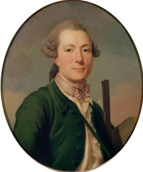 Count Pierre-Francois de Cluzel in Hunting Dress, 1750, Alexandre Roslin