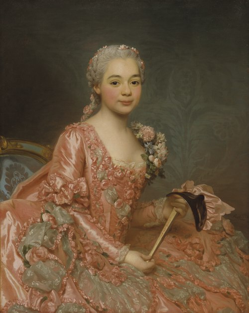 Unknown Lady, called Baroness de Neubourg-Cromière, 1756, Alexandre Roslin