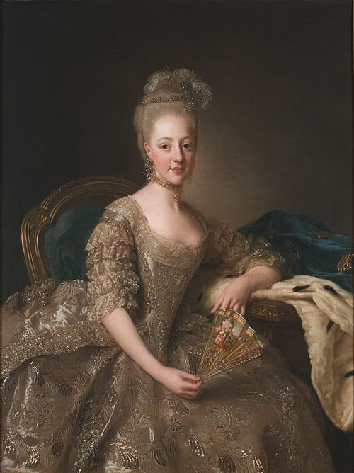 Hedvig Elisabet Charlotta (1759-1818), Princess of Sweden, Duchess of Södermanland, later Queen of S, 1775, Alexandre Roslin