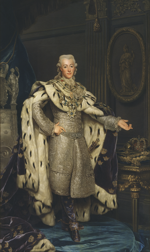 Gustav III, 1746-1792, konung av Sverige, 1777, Alexandre Roslin