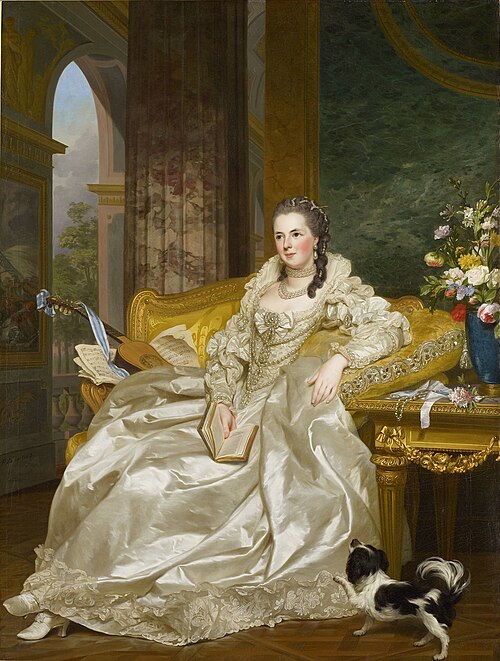 La Comtesse d'Egmont Pignatelli en costume espagnol (1740-1773), 1763, Alexandre Roslin