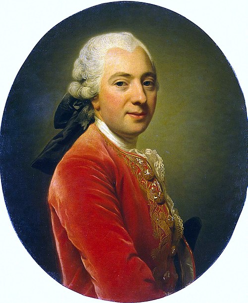 Portrait of a Man Wearing a Red Caftan, 1764, Alexandre Roslin