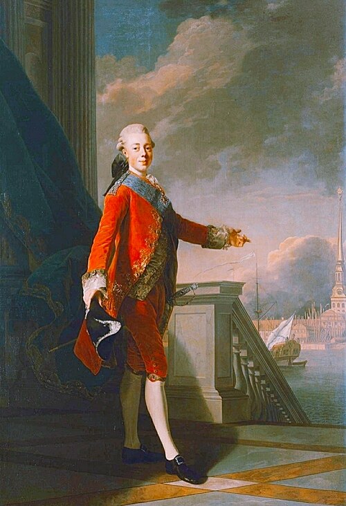 Portrait of Grand Prince Paul Petrovich, 1777, Alexandre Roslin