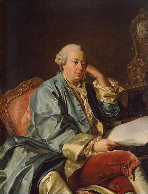 Portrait of Ivan Ivanovich Betskoi Wearing a Dressing Gown (copy), 1792, Alexandre Roslin
