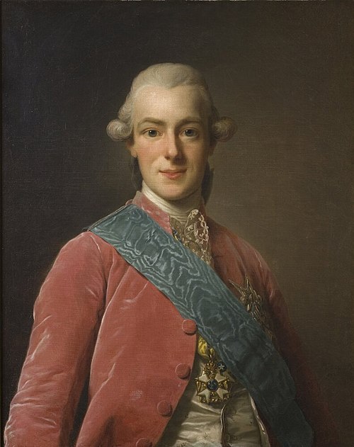 Fredrik Adolf (1750-1803), hertig av Östergötland, 1775, Alexandre Roslin