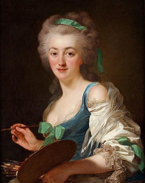 Portrait d'Anne Vallayer-Coster, 1783, Alexandre Roslin