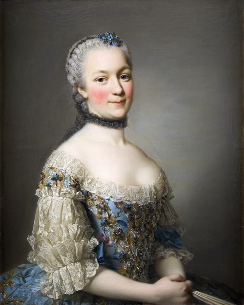 Portrait of Katarzyna Mniszech, 1753, Alexandre Roslin