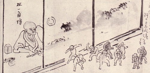 Buson yōkai emaki, 1750, Yosa Buson