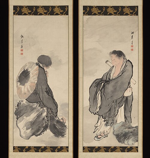 Hanshan and Shide, 1771, Yosa Buson