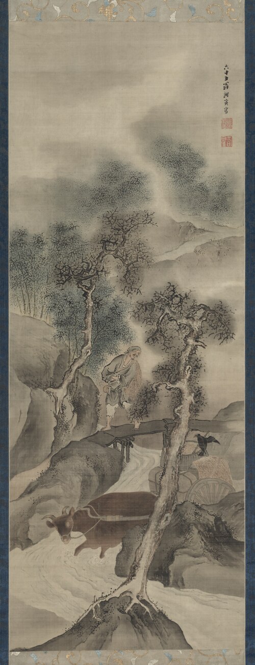 Water Buffalo Returning Home, 1781, Yosa Buson