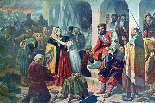 Pugachev's Court, 1879, Vassili Perov