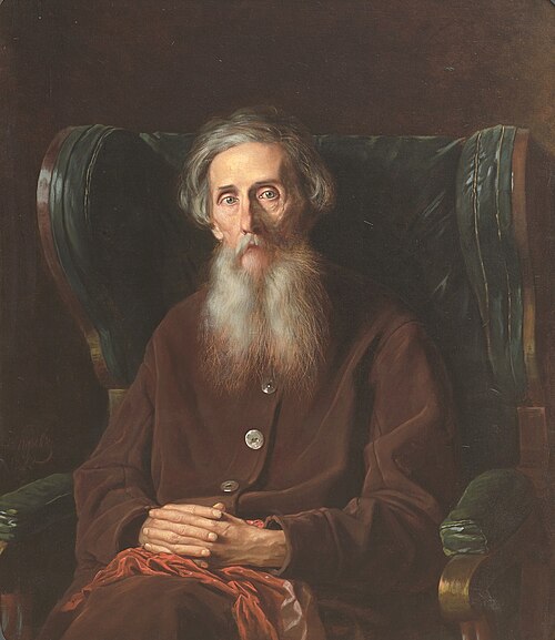 Portrait de Vladimir Dahl, 1872, Vassili Perov