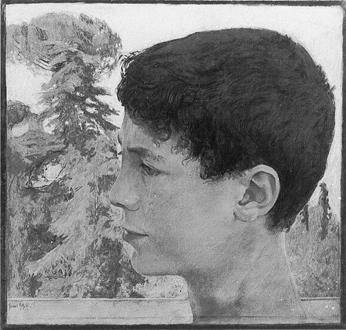 Knabenkopf, 1899, Otto Greiner