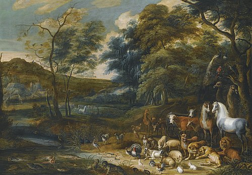 The Garden of Eden, 1650, Isaak van Oosten