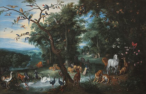The Garden of Eden, 1658, Isaak van Oosten