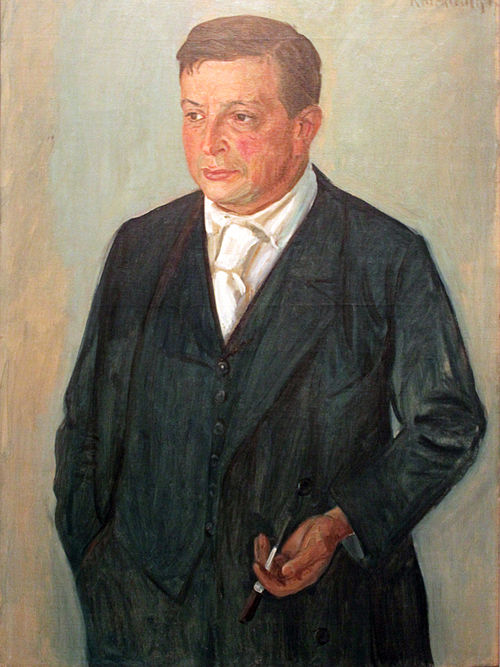 Portrait of Paul Cassirer, 1912, Leopold von Kalckreuth