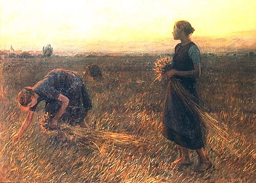 Ährenleserinnen, 1888, Leopold von Kalckreuth