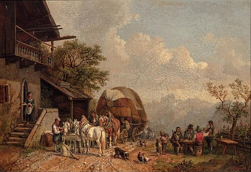 German Inn, , Heinrich Bürkel