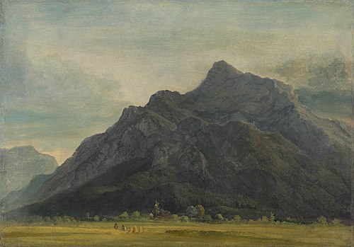 Der Untersberg bei Salzburg, 1863, Heinrich Bürkel