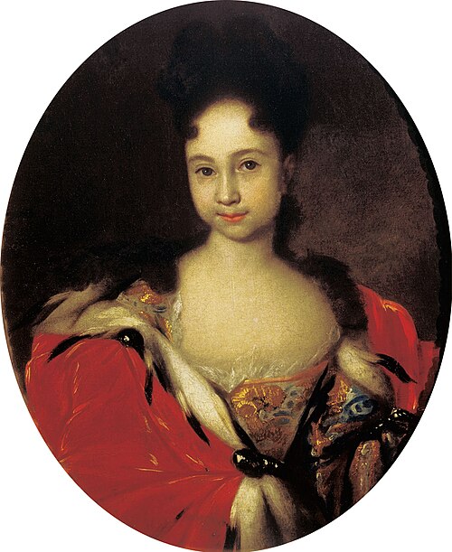 Princess Anna Petrovna, 1718, Ivan Nikitine