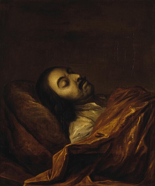 Portrait of Peter the Great on his Death-Bed, 1725, Ivan Nikitine