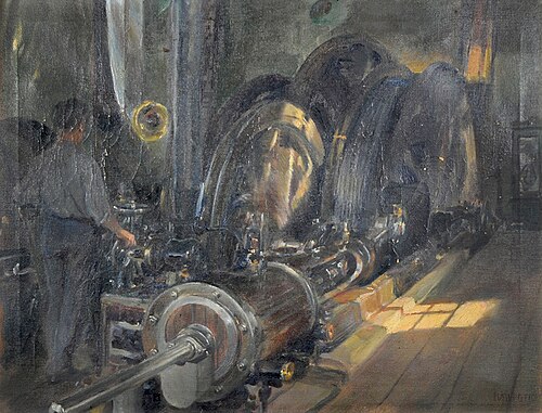 Work in a Factory, 1943, Ivan Vavpotič