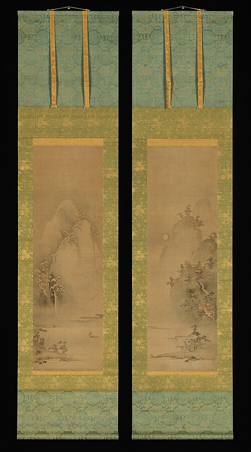 Eight Views of Xiao and Xiang, 1645, Iwasa Matabei