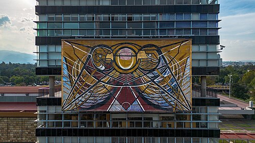 Nuevo Símbolo Universitario, , David Alfaro Siqueiros