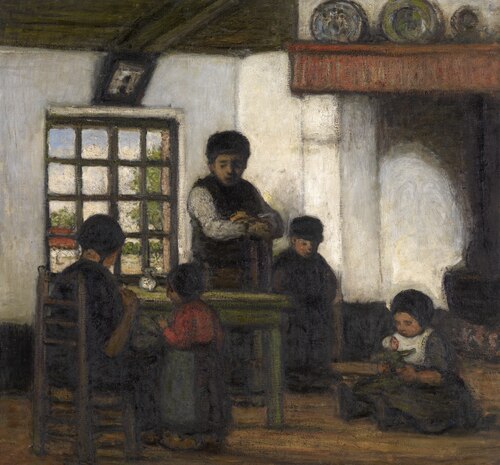 Interior in the Kempen, 1922, Jakob Smits