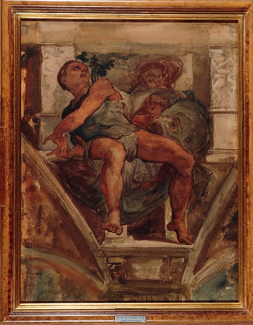 The prophet Jona, 1880, Jakob Smits