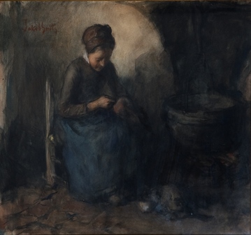 Naaister in interieur, , Jakob Smits