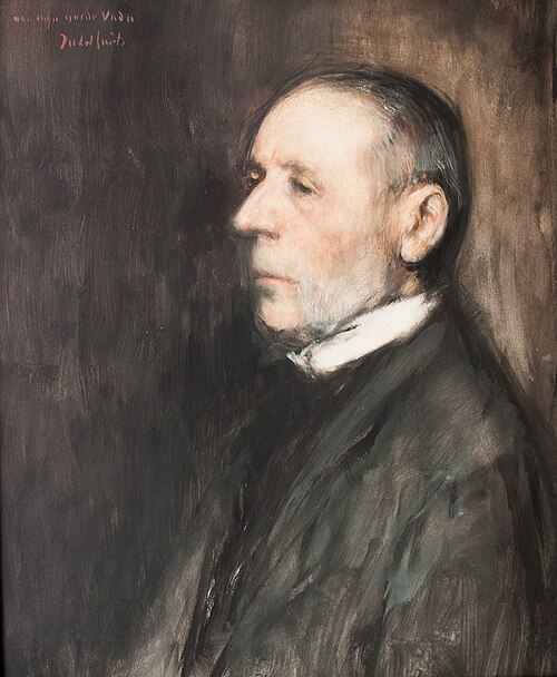 Portret van vader Smits, , Jakob Smits