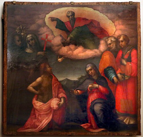 Double intercession et saints, 1523, Jacone