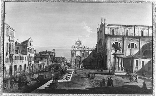 Venice, Santi Giovanni e Paolo, 1752, Jacopo Marieschi