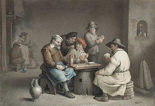 The card players, 1500, Jacques-Albert Senave