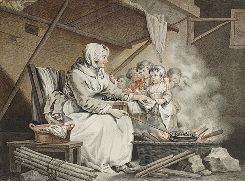 The warm chestnuts, 1500, Jacques-Albert Senave