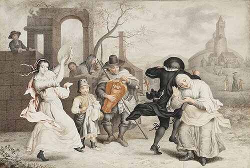 The dance to the old player, , Jacques-Albert Senave