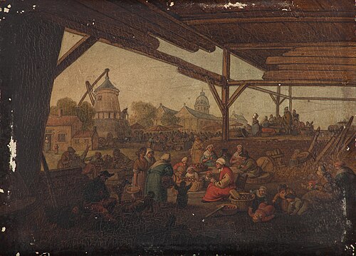 Fruit market, , Jacques-Albert Senave