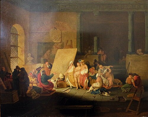 Parodie de Zeuxis, 1799, Jacques-Albert Senave