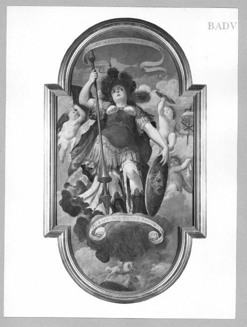 ceiling painting Pallas Athene, 1599, Pieter de Witte