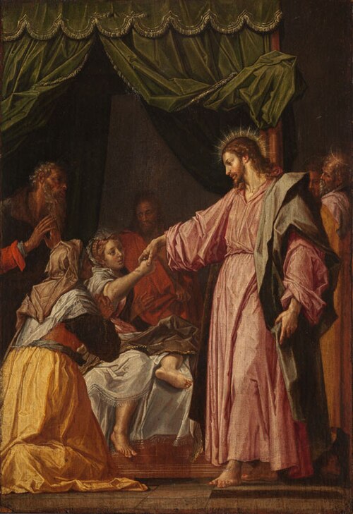 Raising of Jairus’ Daughter from the Dead, , Pieter de Witte
