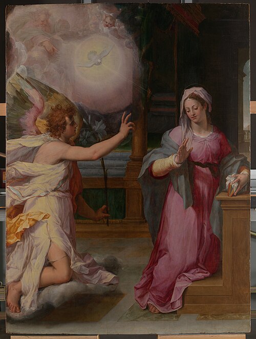 The Annunciation, 1585, Pieter de Witte