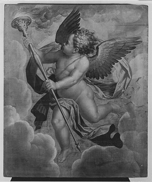 Engel mit Fackel, 1614, Pieter de Witte