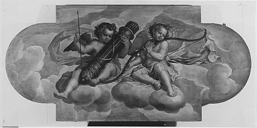 Engel mit Bogen und Köcher, 1614, Pieter de Witte