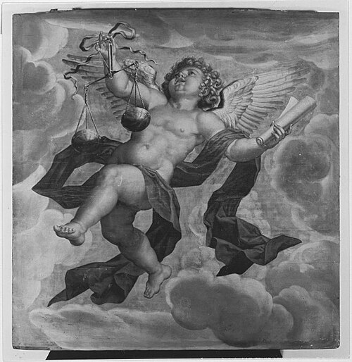Engel mit Waage, 1614, Peter Candid