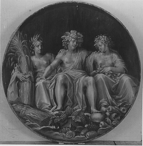 Bacchus, Ceres und Pomona (Werkstatt), , Peter Candid