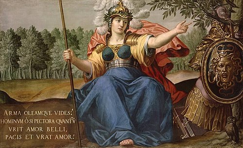 Minerva als Friedensbringerin (Werkstatt), 1617, Peter Candid