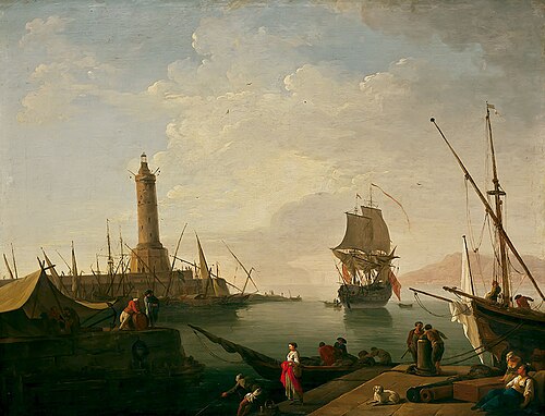Port, 1750, Joseph Vernet