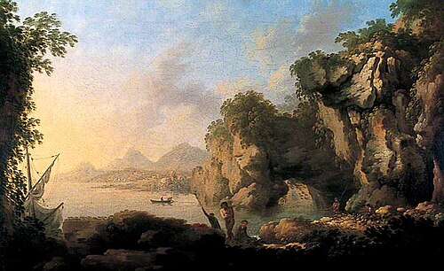 Coast Scene with Fishermen, , Joseph Vernet