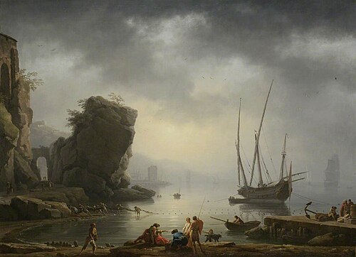 Coastal Scene, 1746, Joseph Vernet